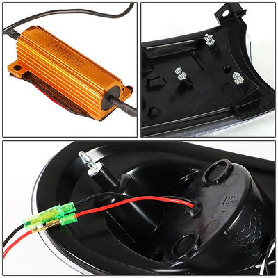 07-14 Toyota FJ Cruiser Bumper Lights - 3D LED DRL+Sequential Turn Signal - Clear Lens - Clear Corner - Pair - BL-LB-FJC07-BK-CL1 - 6