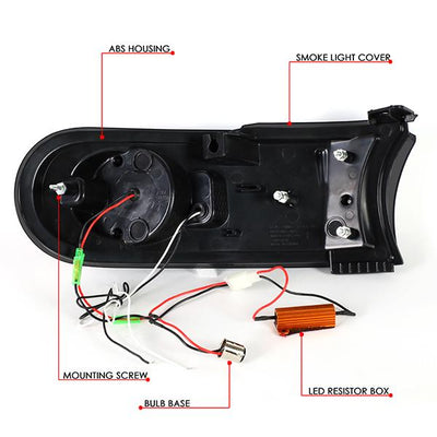 07-14 Toyota FJ Cruiser Bumper Lights - 3D LED DRL+Sequential Turn Signal - Smoked Lens - Clear Corner - Pair - BL-LB-FJC07-BK-SM-CL1 - 7