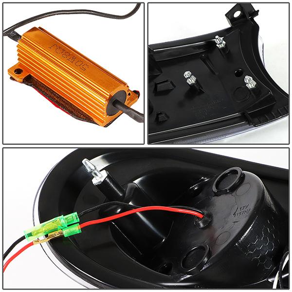 07-14 Toyota FJ Cruiser Bumper Lights - 3D LED DRL+Sequential Turn Signal - Clear Lens - Clear Corner - Pair - BL-LB-FJC07-CH-CL1 - 6