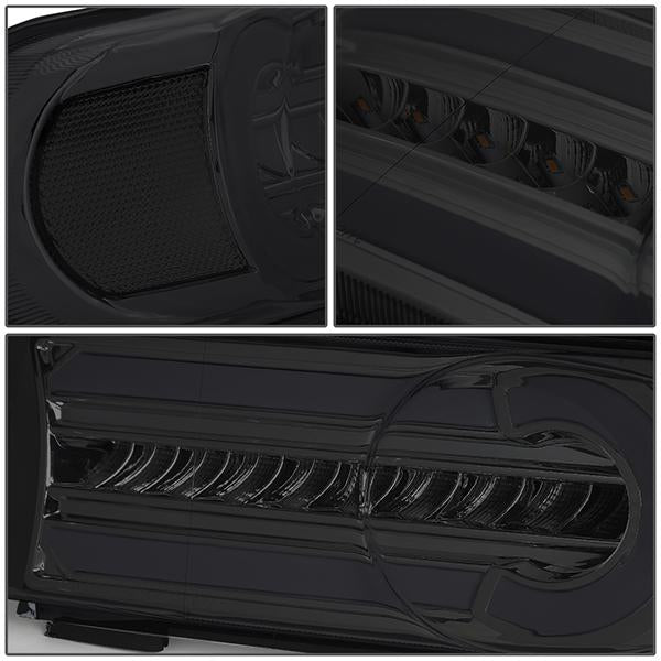 07-14 Toyota FJ Cruiser Bumper Lights - 3D LED DRL+Sequential Turn Signal - Smoked Lens - Clear Corner - Pair - BL-LB-FJC07-SM-CL1 - 5