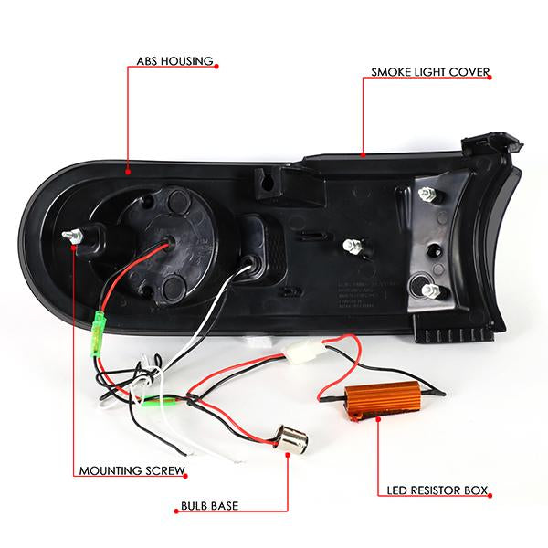 07-14 Toyota FJ Cruiser Bumper Lights - 3D LED DRL+Sequential Turn Signal - Smoked Lens - Clear Corner - Pair - BL-LB-FJC07-SM-CL1 - 7