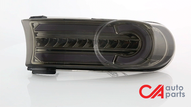 Smoked Lens LED DRL Sequential Turn Signal Bumper Lights<br>07-14 Toyota FJ Cruiser