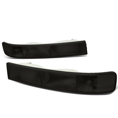 D-Motoring - Bumper Lights - Smoked Lens - Plug-n-Play - Pair - Chevy Express 1500 / 2500 / 3500 GMC Savana 1500 /  2500/  3500 - 1