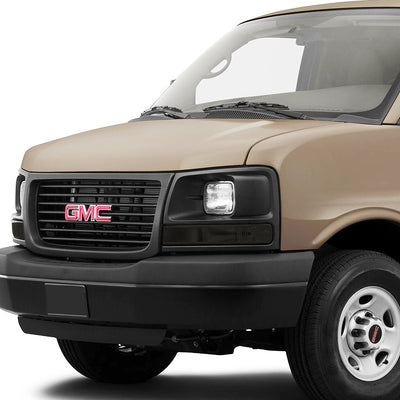 D-Motoring - Bumper Lights - Smoked Lens - Plug-n-Play - Pair - Chevy Express 1500 / 2500 / 3500 GMC Savana 1500 /  2500/  3500 - 7