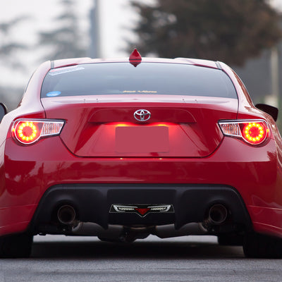 D-Motoring - 13-18 Scion FRS 86Third Brake Lights - 3D LED Bar - Clear Lens - Plug-n-Play - 7