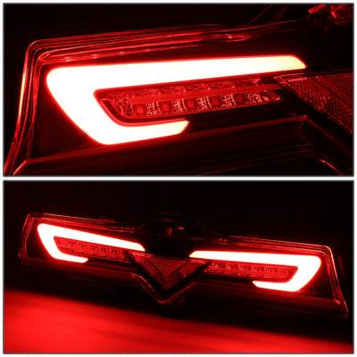 D-Motoring - 13-18 Scion FRS 86Third Brake Lights - 3D LED Bar - Clear Lens - Plug-n-Play - 3