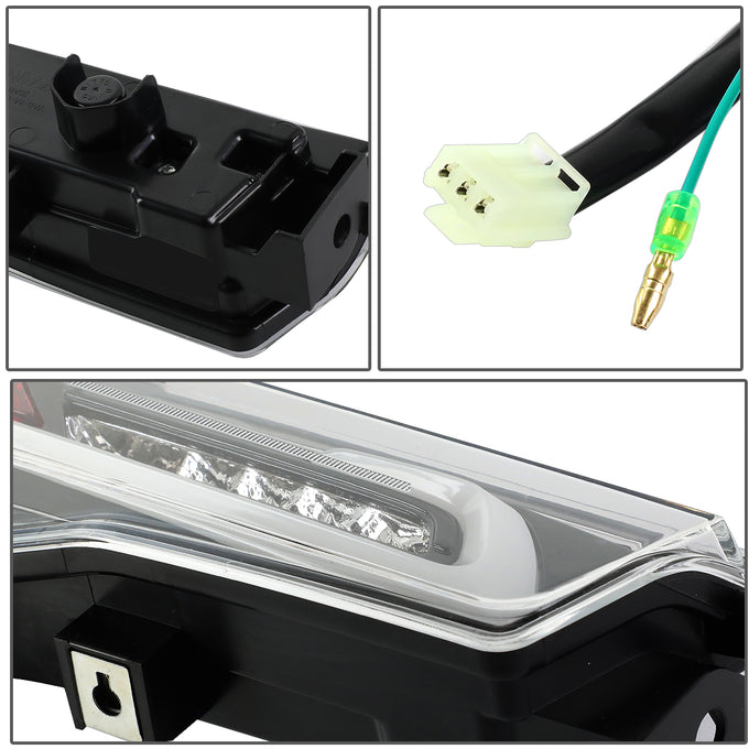 D-Motoring - 13-18 Scion FRS 86Third Brake Lights - 3D LED Bar - Clear Lens - Plug-n-Play - 5