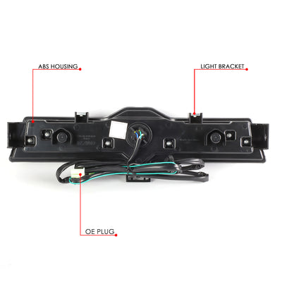 D-Motoring - 13-18 Scion FRS 86Third Brake Lights - 3D LED Bar - Smoked Lens - Plug-n-Play - 6