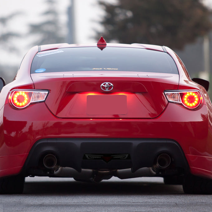 D-Motoring - 13-18 Scion FRS 86Third Brake Lights - 3D LED Bar - Smoked Lens - Plug-n-Play - 7