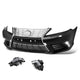 D-Motoring - 10-12 Lexus ES350 Front Bumper - W LED Fog Lights - Replacement - OEM Style - ABS - 1