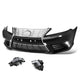 D-Motoring - 10-12 Lexus ES350 Front Bumper - W LED Fog Lights - Replacement - OEM Style - ABS - 1