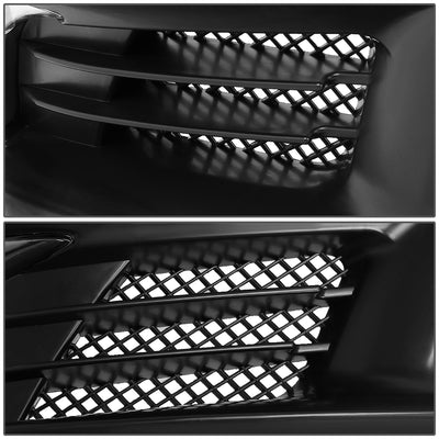 D-Motoring - 10-12 Lexus ES350 Front Bumper - W LED Fog Lights - Replacement - OEM Style - ABS - 5