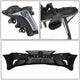 D-Motoring - 10-12 Lexus ES350 Front Bumper - W LED Fog Lights - Replacement - OEM Style - ABS - 6