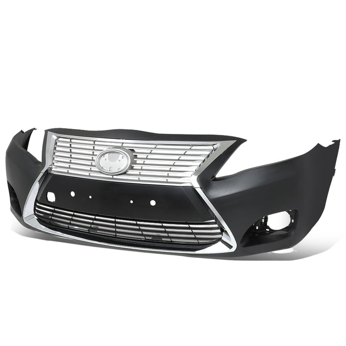 D-Motoring - 10-11 Toyota Camry Front Bumper - W Grille - Replacement - OEM Style - ABS - 1
