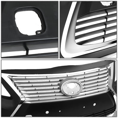 D-Motoring - 10-11 Toyota Camry Front Bumper - W Grille - Replacement - OEM Style - ABS - 4