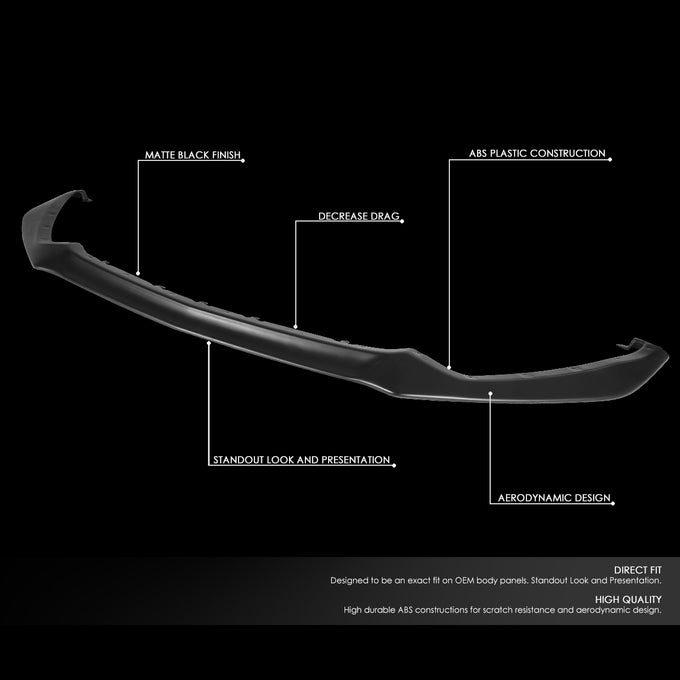 D-Motoring - 15-17 Ford MustangBumper Lip - OE Style - ABS - 2