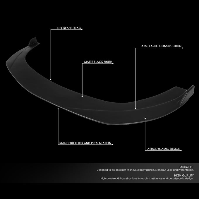 D-Motoring - 15-17 Ford MustangBumper Lip - OE Style - ABS - 2