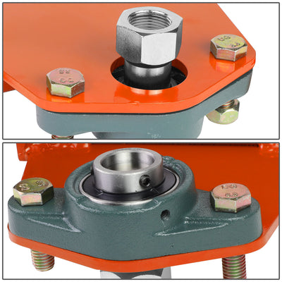 D-Motoring - Steering Box Brace - 1/4 in. Plates - Fits 4WD Models - Mild Steel - 03-08 Ram 2500 / 3500 - 4