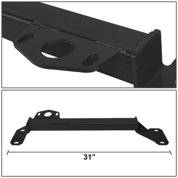 D-Motoring - Steering Box Brace - 1/4 in. Plates - Fits 2WD Models - Mild Steel - 94-01 Dodge Ram 1500 / 94-02 Dodge Ram 2500 / 3500 - 5