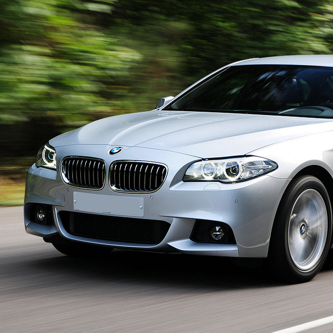 D-Motoring - 10-16 BMW 5-Series Front Bumper - W/PDC - Replacement - OEM Style - ABS - 7