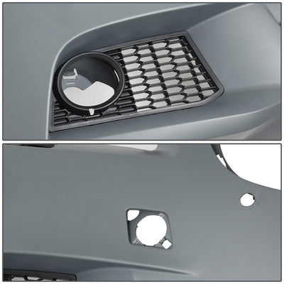 D-Motoring - 10-16 BMW 5-Series Front Bumper - W/PDC - Replacement - OEM Style - ABS - 4