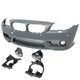 D-Motoring - 10-16 BMW 5-Series Front Bumper - W/PDC - Replacement - OEM Style - ABS - 1