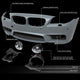 D-Motoring - 10-16 BMW 5-Series Front Bumper - W/PDC - Replacement - OEM Style - ABS - 2