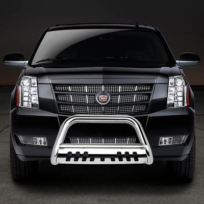 D-Motoring - Bull Bar - Chrome - Chevy Avalanche / Cadillac Escalade / Chevy Suburban 1500 / Tahoe / GMC Yukon - 5