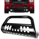 97-04 Ford F150 97-99 F250 98-02 Lincoln Navigator Bull Bar w/Skid Plate - Stainless Steel - Black