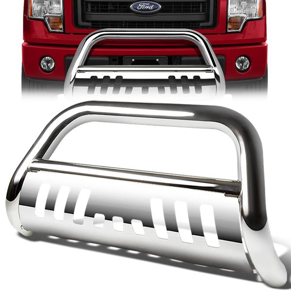 97-04 Ford F150 97-99 F250 98-02 Lincoln Navigator Bull Bar w/Skid Pla ...