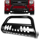 08-10 Ford F250 F350 F450 Super Duty Bull Bar w/Skid Plate - Stainless Steel - Black