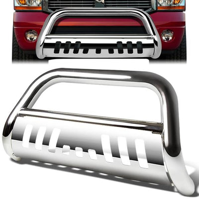 02-09 Dodge Ram 1500 2500 3500 Bull Bar w/Skid Plate - Stainless Steel