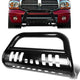 94-02 Dodge Ram 1500 2500 3500 Bull Bar w/Skid Plate - Stainless Steel - Black