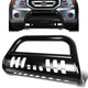 03-08 Honda Pilot 06-14 Honda Ridgeline Bull Bar w/Skid Plate - Stainless Steel - Black