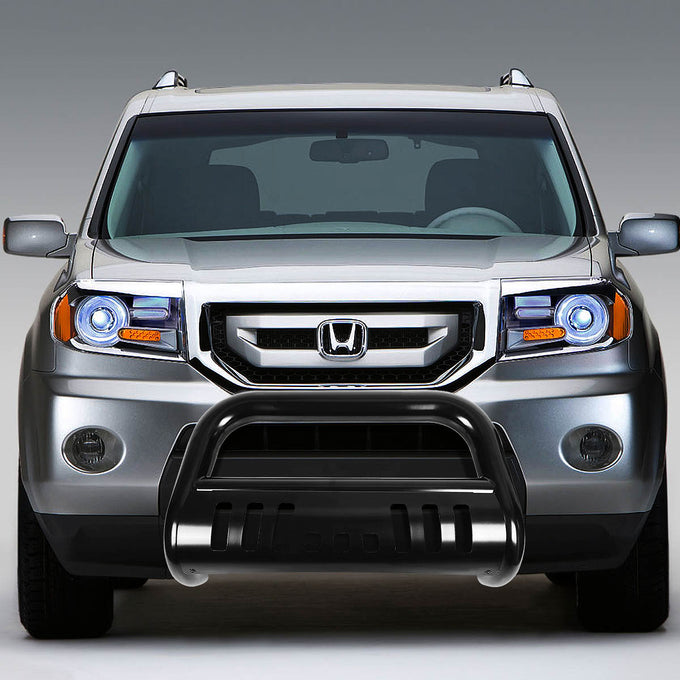 D-Motoring - Bull Bar - 3 in. - Powder-Coated - Black - 09-15 Honda Pilot - 5
