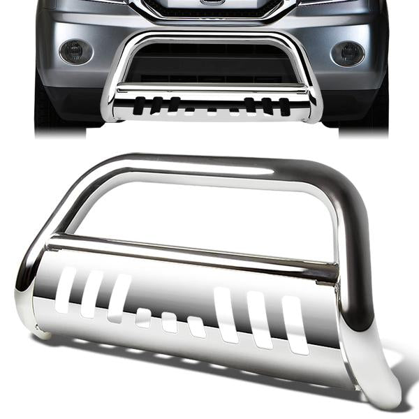 09-15 Honda Pilot Bull Bar w/Skid Plate - Stainless Steel