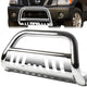 05-16 Nissan Xterra Frontier Bull Bar w/Skid Plate - Stainless Steel