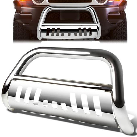 07-14 Toyota FJ Cruiser Bull Bar w/Skid Plate - Stainless Steel
