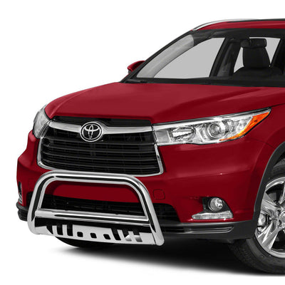 D-Motoring - Bull Bar - 3 in. - Chrome - 14-16 Toyota Highlander - 5