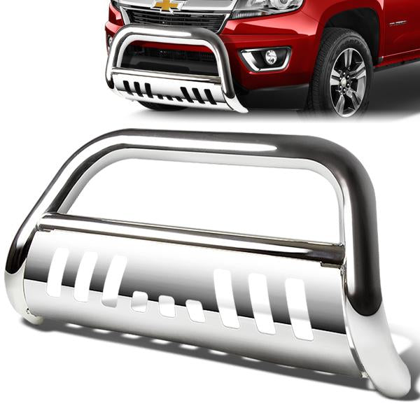 15-17 Chevy Colorado GMC Canyon Bull Bar w/Skid Plate - Stainless Steel