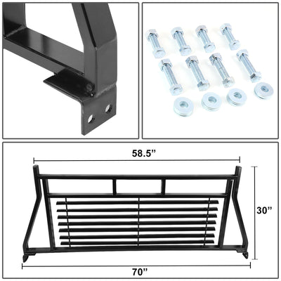 Black 1  X Cab Guard - Super Duty - C-RACK-001