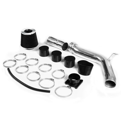 D-Motoring - Cold Air Intake System - 3 OD Diameter Piping - Cone Style - Nissan Altima 3.5L V6 / Maxima 3.5l V6 - 5