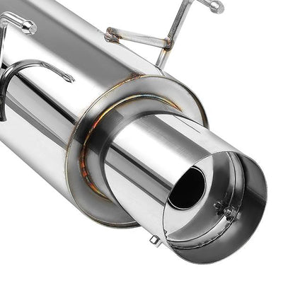 Catback Exhaust w/4.5 in. Muffler Tip <br>94-01 Acura Integra LS/GS/Special Edition