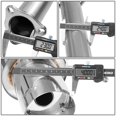 Catback Exhaust w/4.5 in. Muffler Tip <br>94-01 Acura Integra LS/GS/Special Edition