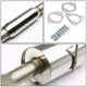D-Motoring - Cat Back Exhaust System - W/ 4 Rolled Muffler Tip - Stainless Steel - 94-01 Integra GS/RS/LS - 4