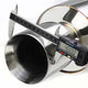 D-Motoring - Cat Back Exhaust System - W/ 4 Rolled Muffler Tip - Stainless Steel - 94-01 Integra GS/RS/LS - 5