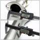 D-Motoring - Cat Back Exhaust System - W/ 4 Rolled Muffler Tip - Stainless Steel - 94-01 Integra GS/RS/LS - 6
