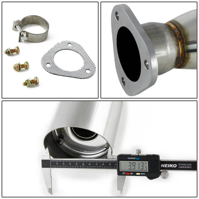 D-Motoring - Cat Back Exhaust System - W/ 4 Muffler Tip - Stainless Steel - 08-10 Chevy Cobalt SS Turbo - 2