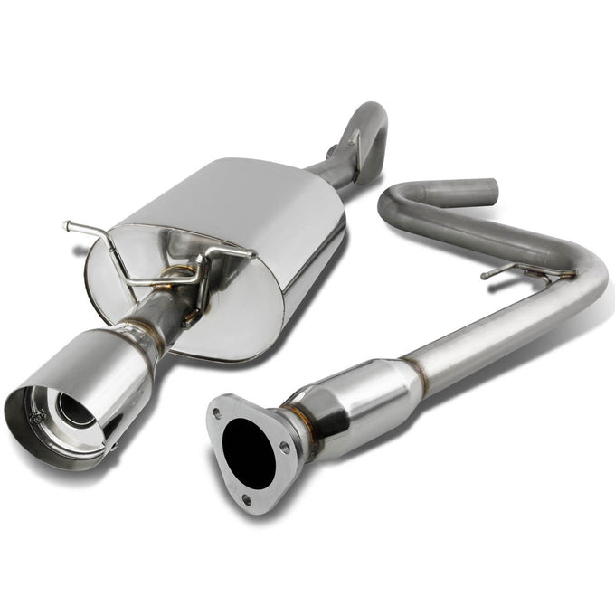 D-Motoring - Cat Back Exhaust System - W/ 4 Muffler Tip - Stainless Steel - 08-10 Chevy Cobalt SS Turbo - 1