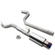 D-Motoring - Cat Back Exhaust System - W/ 4 Burnt Muffler Tip - Stainless Steel - 95-05 Chevy Cavalier LS/RS 2.2 L61 - 2